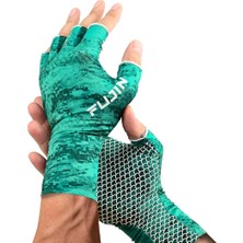 Fujin Pro Angler Summer Gloves Green