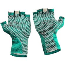 Fujin Pro Angler Summer Gloves Green