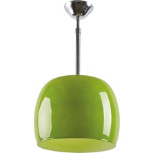 Riolight  Modern Mutfak,Cafe,Oda,Oteller Için Yeşil 1xe27 Duylu Tekli Cam Sarkıt Avize