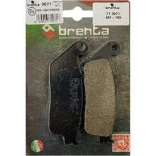 Motonum Honda Xl 600 Transalp 1994-1996 Ön Fren Balata  Brenta (Made In Italy)