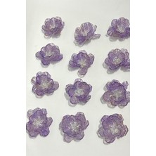 Sedef Yapraklı Kristal Boncuklu İncili Broş