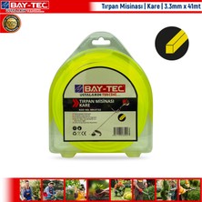 Bay-Tec Tırpan Misinası Kare 3.3 mm x 41 mt