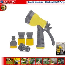 Bay-Tec Sulama Tabancası 8 Fonksiyonlu 5 Parça