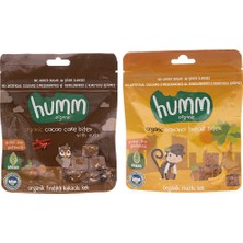 Humm Organic Organik Glutensiz Vegan Fındıklı, Kakaolu Kek ve Muzlu Kek 2X30 gr