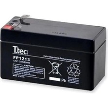 Ttec 12V 1.3 Ah Kuru Tip Akü Uyumlu 1,3 Amper