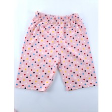 Bonboner Kids Kız Çocuk Yazlık Şortlu Pijama Takımı Pembe Renk Puantiyeli