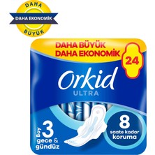 Orkid Ultra Gece & Gündüz (Boy 3) 24 adet Hijyenik Ped