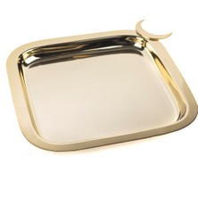 Mikasa Moor Hilal Gold Dekor Tepsi 24X24CM
