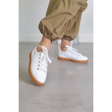 Stil Durağı RS2452 MODEL 3 CM TABANLI SPOR AYAKKABI BEYAZ