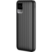 Dunspin LED Ekranlı Powerbank 10000MAH Type-C  Lightning Kablo iPhone Uyumlu Güç Bankası Şarj Cihazı DS-W07S