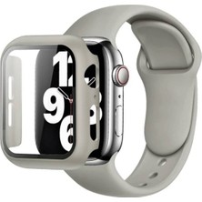 TECHTONİC Apple Watch 2-3-4-5-6-Se (38 Mm) Uyumlu  Kılıf Kasa ve Ekran Koruyucu Yüksek Kalite