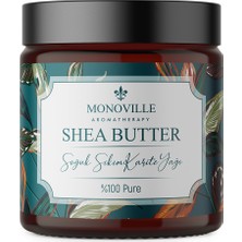 Monoville Soğuk Sıkım Shea Butter Karite Yağı Güneş Sonrası Ne mlendirici Yağ % 100 Saf 100 ml