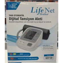 Life Net Tansiyon Aleti, Üst Koldan Tansiyon Ölçer, Nabız Ölçer, Usb Girişli Wbp-108.