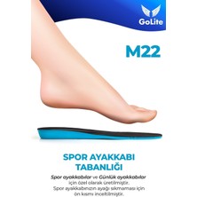 GoLite Spor Ayakkabı Tabanlığı, Günlük Memory Foam Hafızalı Sneaker Ayakkabı Tabanlık - M22 Insole