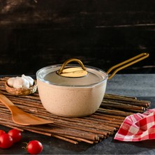 Evren 20 cm Cream Ezme Seri Kapaklı Sütlük Sosluk 2,3 Lt