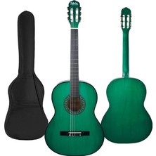 Midex CG-270GR Yeşil Renk Klasik Gitar 4/4 Yetişkin Boy Sap Ayarlı Full Set