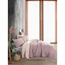 Destiny Hometex 4 Katlı Multi Muslin  Pamuk Battal Boy Yatak Örtüsü 240x260 Cm Battal Boy