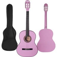 Midex CG-270PU Lila Renk Klasik Gitar 4/4 Yetişkin Boy Sap Ayarlı Full Set