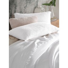 Destiny Hometex 4 Katlı Multi Muslin  Pamuk Battal Boy Yatak Örtüsü 240x260 Cm Battal Boy