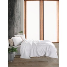 Destiny Hometex 4 Katlı Multi Muslin  Pamuk Battal Boy Yatak Örtüsü 240x260 Cm Battal Boy
