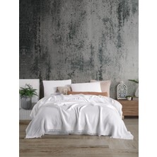 Destiny Hometex 4 Katlı Multi Muslin  Pamuk Battal Boy Yatak Örtüsü 240x260 Cm Battal Boy