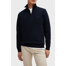 Boss Pamuklu Yarım Fermuarlı Dik Yaka Sweat Erkek Sweat 50468926 404