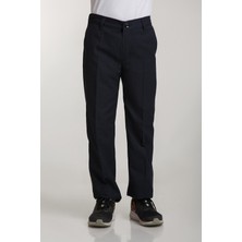 CMZ Collection Erkek Likralı Kumaş Esnek Beli Lastikli Cepli Okul Pantolonu