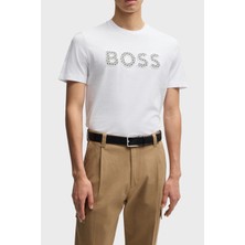 Boss Pamuklu Regular Fit Bisiklet Yaka T Shirt Erkek T Shirt 50521520 101