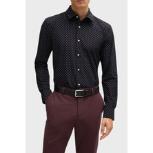 Boss Desenli Slim Fit Gömlek Erkek Gömlek 50520055 001