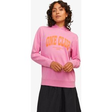 Jjxx Jxamelia Kadın Pembe Sweatshirt 12264237-MOONLITEMAUVE