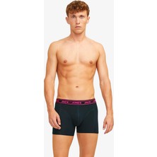 Jack & Jones Jacethan Erkek Çok Renkli Boxer 12260072-DarkGreyMelange