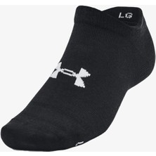 Under Armour 6pk Siyah No Show Çorap Unisex Örme Kumaş İle Rahat Kullanım Ve Dayanıklılık