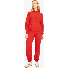 Jjxx Jxabbie Kadın Kırmızı Sweatshirt 12223961-FIERYRED
