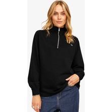 Jjxx Jxabbie Kadın Siyah Sweatshirt 12259894-BLACK