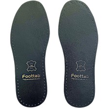 Exclusive Hakiki Deri Ayakkabı Tabanlığı, Parfümlü, Koku Önleyici Ter Emici, Leather Insole, Siyah