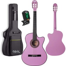 Midex CG-390PU-XBAG Lila Renk Klasik Gitar 4/4 Sap Ayarlı Kesik Kasa