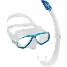 Cressi Perla Maske Mexico Şnorkel Seti Clear-Blue