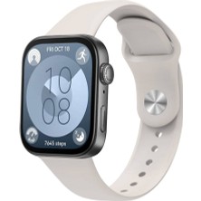 Huawei Watch Fit 3 / Fit 4 / Fit 4 Pro Uyumlu 22mm Silikon Kordon Kayış Esnek Yumuşak Ayarlanabilir