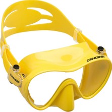 Cressi F1 Frameless Dalış Maskesi Yellow-Yellow Yetişkin