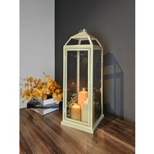 Büyük Boy Metal Mumluk Fener Monza 75cm
