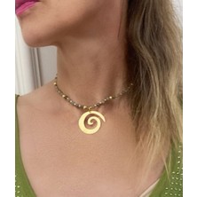 İz Jewel Labradorit Yaşam Döngüsü Kolye