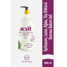 Acvit Epilasyon, Lazer, Ağda Ve Tüy Dökücü Sonrası Bakım Jeli - 400 ml