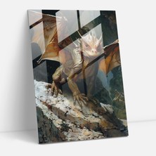 Painted Anarchy Raffaello Sanzio Duvar Dekorasyonu - Raffaello Sanzio, Duvar Dekorasyonu, Cam Sanatı, Efsanevi Yaratıklar, 30X45