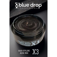 Blue Drop Aqua Hair Wax Power X5 Siyah 150 ml