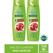 Wash & Go Wash&go Nar Özlü Şampuan 360 ml X2 Adet