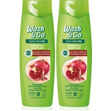 Wash & Go Wash&go Nar Özlü Şampuan 360 ml X2 Adet