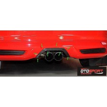 OtoSport Ford Focus 3 St Egzoz Çerçevesi Fiberglass Boyasız