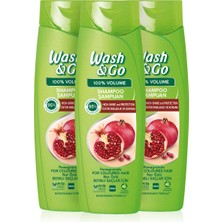 Wash & Go Wash&go Nar Özlü Şampuan 360 ml X3 Adet