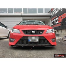 OtoSport Seat Leon 3 Fr Ön Tampon Eki 3 Parça Fiberglass Boyasız