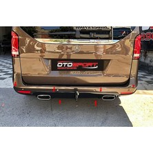 OtoSport Mercedes Vito 3 W447 Fiberglass Difüzör Boyasız 2023 Model Araç İçin Özel Tasarım